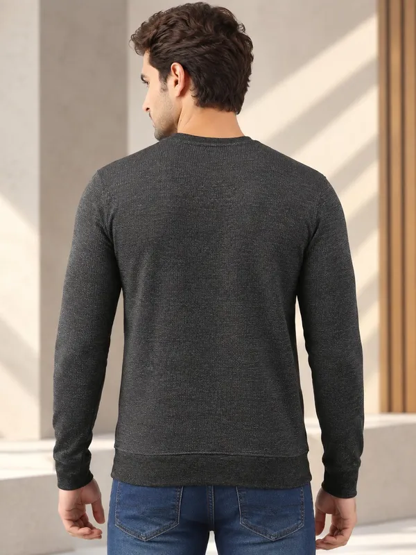Charcoal_Knit_Regular_Fit_Sweatshirt_for_Men