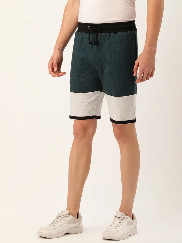 Olive_Green_Cotton_Blend_Drawstring_Shorts_For_Men