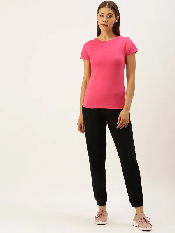Black_Cotton_Blend_Drawstring_Joggers_For_Women
