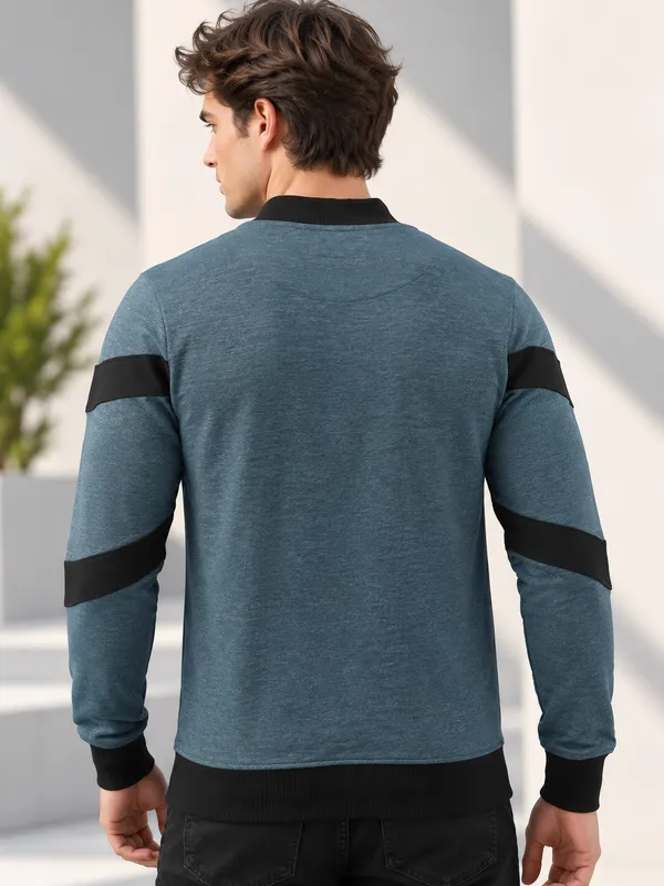Blue_Textured_Regular_Fit_Bomber_Jacket_for_Men