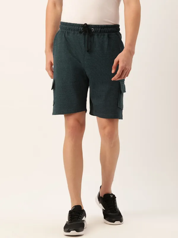 Black_Cotton_Blend_Cargo_Drawstring_Shorts_For_Men