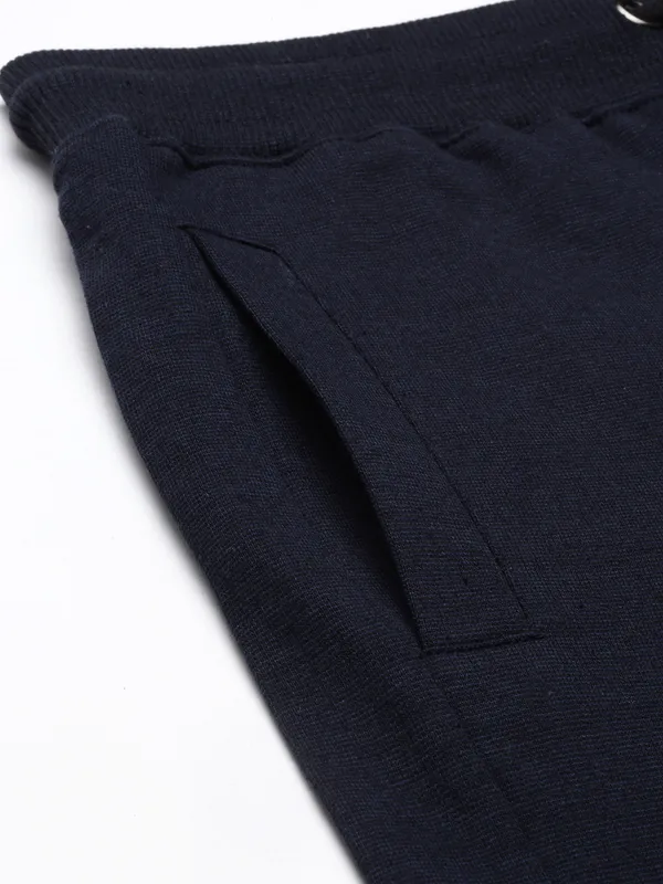 Navy_Blue_Cotton_Blend_Drawstring_Shorts_For_Men