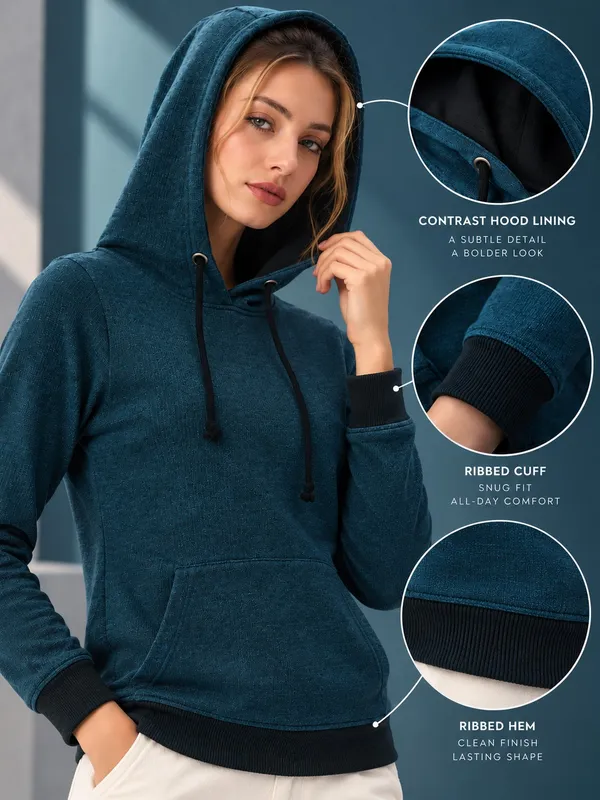 Teal_Casual_Fit_Pullover_Hoodie_for_Women
