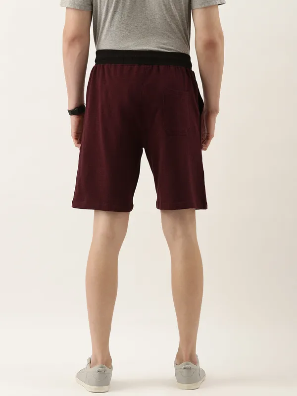 Maroon_Cotton_Blend_Casual_Shorts_For_Men