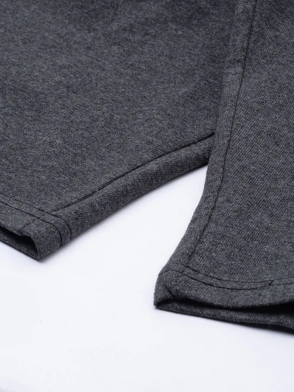 Charcoal_Grey_Cotton_Melange_Casual_Shorts_For_Men