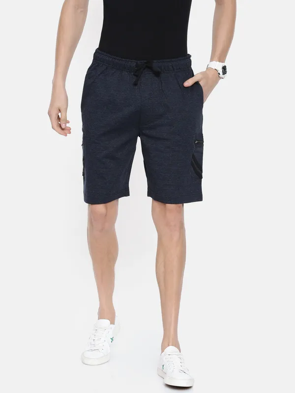 Navy_Blue_Cotton_Blend_Drawstring_Shorts_For_Men
