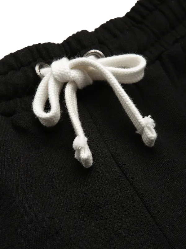 Black_And_White_Trim_Cotton_Blend_Running_Shorts_For_Women