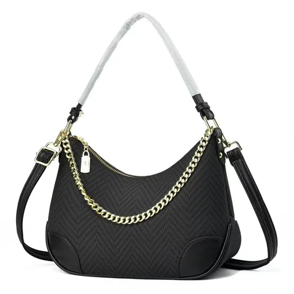 Black_Pu_Fabric_Premium_Hobo_Bag_For_Women