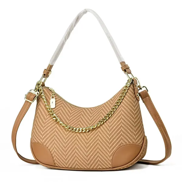 Beige_Pu_Fabric_Premium_Hobo_Bag_For_Women