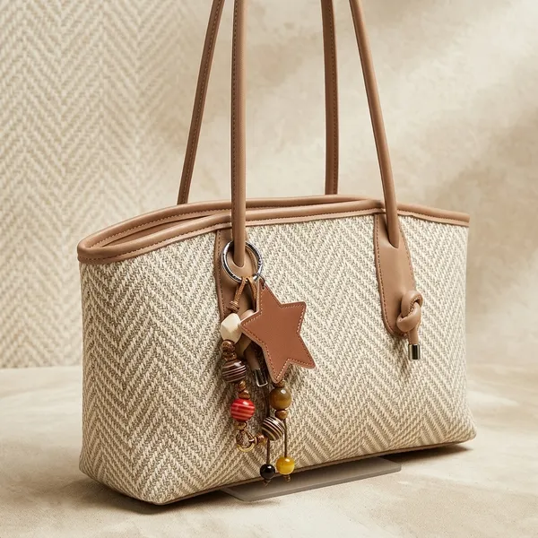 Beige_Pu_Fabric_Premium_Tote_Bag_For_Women