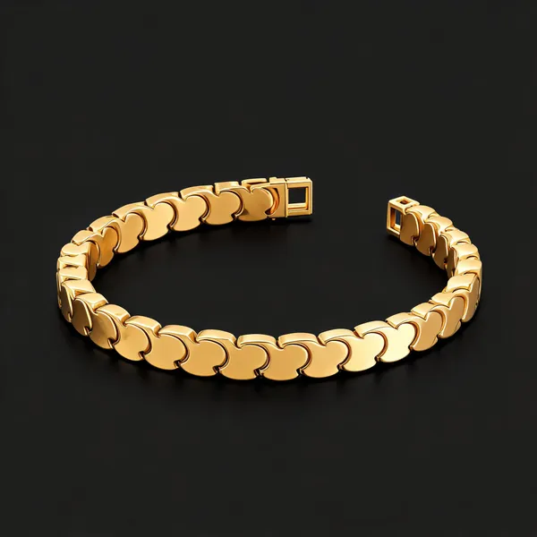 Gold_Brass_Alloy_Bracelet_For_Men