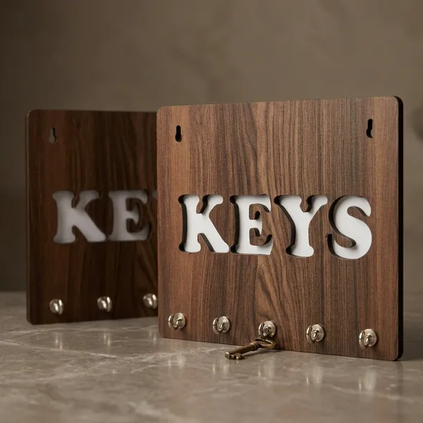 Wood_Modern_Keys_Lettered_Wall_Mounted_Key_Holder_|_Pack_Of_2