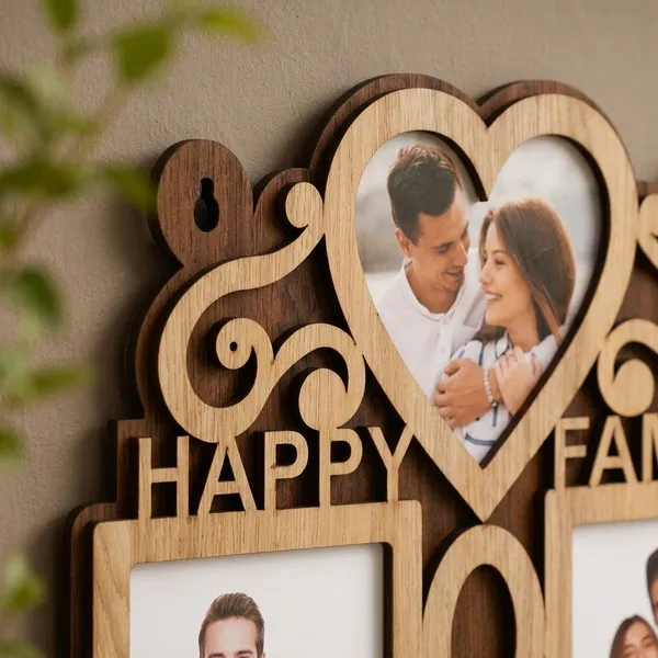 Wood_Happy_Family_Heart_Scrollwork_Wall_Photo_Frame