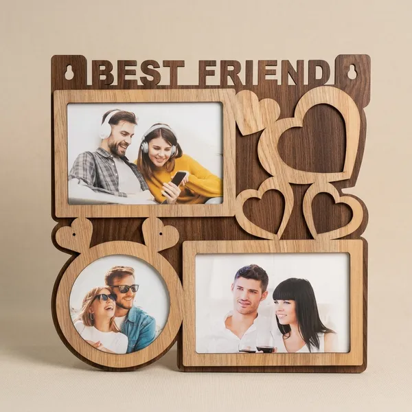 Wood_Dual_Tone_Best_Friend_Heart_Collage_Photo_Frame