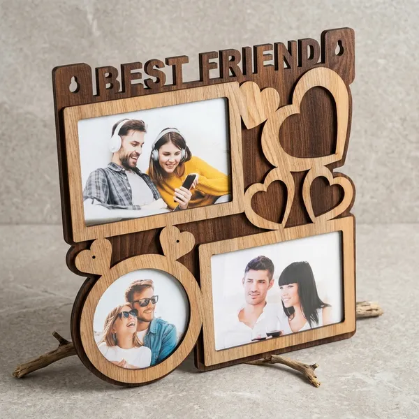Wood_Dual_Tone_Best_Friend_Heart_Collage_Photo_Frame