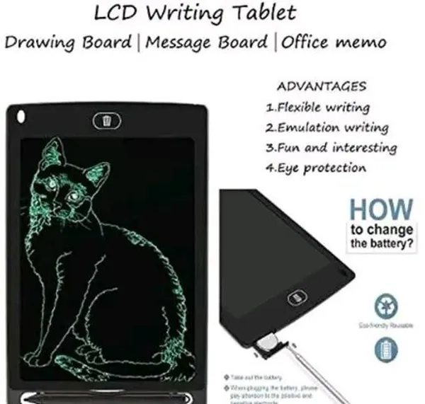 Abs_Plastic_Lcd_Writing_Tablet_With_Stylus_For_Drawing_And_Note-Taking_-_Pack_of_2