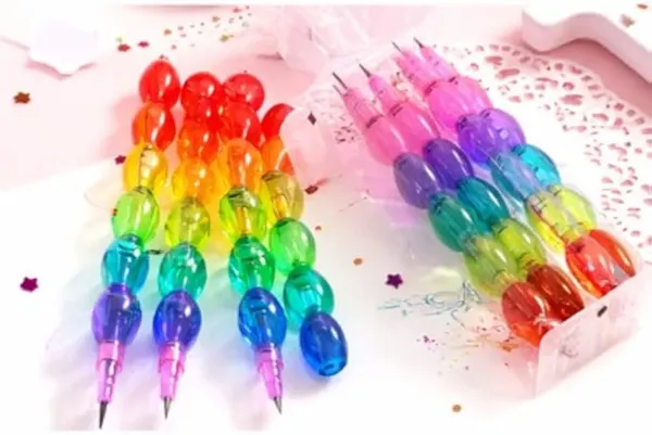 Multicolour_Stackable_Rainbow_Wax_Crayons_16_Pieces_-_Pack_of_4
