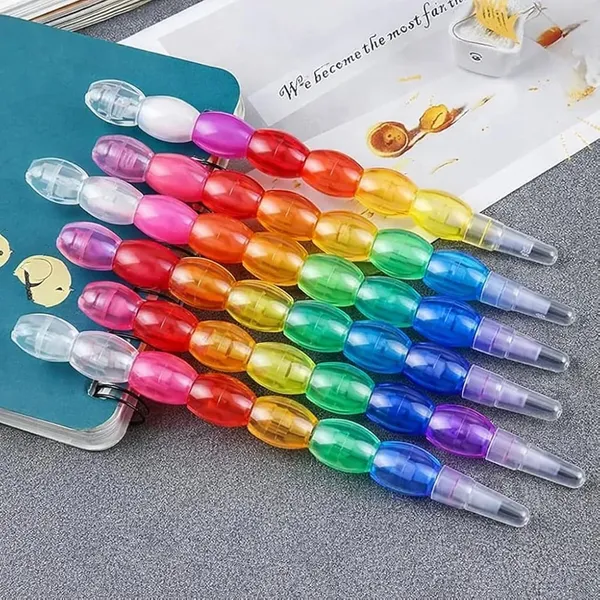 Multicolour_Stackable_Rainbow_Wax_Crayons_16_Pieces_-_Pack_of_4