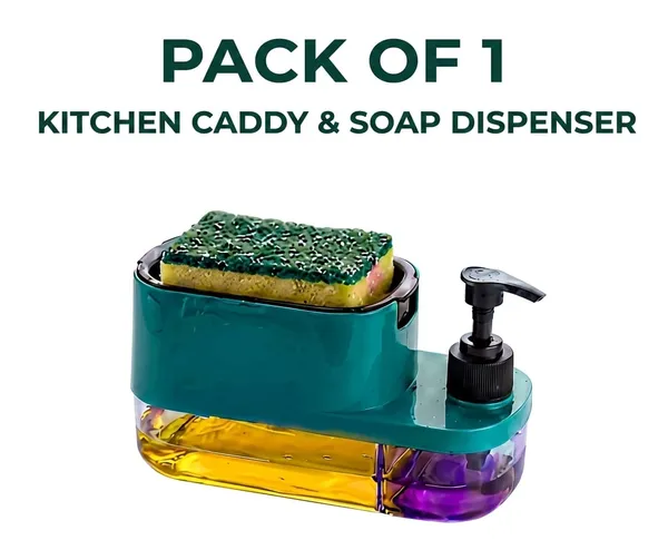 Plastic_2-In-1_Kitchen_Sink_Soap_Dispenser_And_Sponge_Holder_-_Pack_of_1