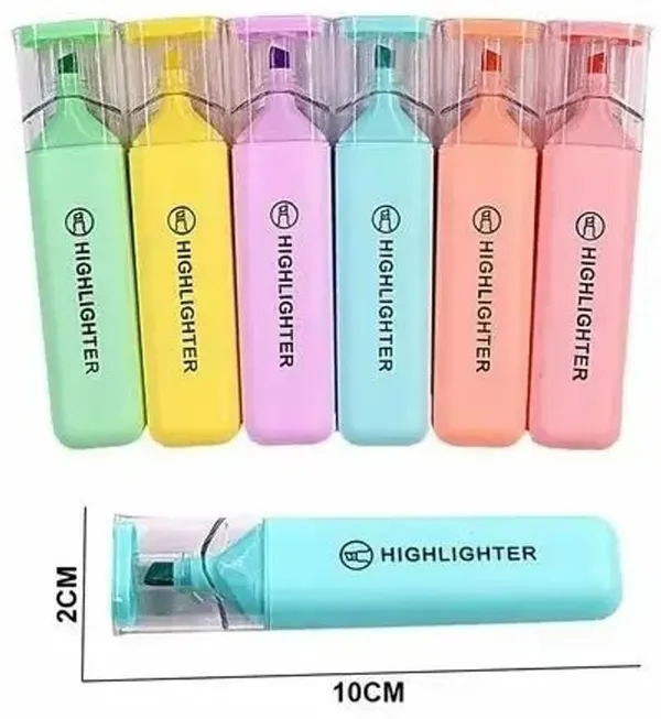 Pack_of_6_Plastic_Pastel_Multicolour_Mini_Highlighter_Pens_Set