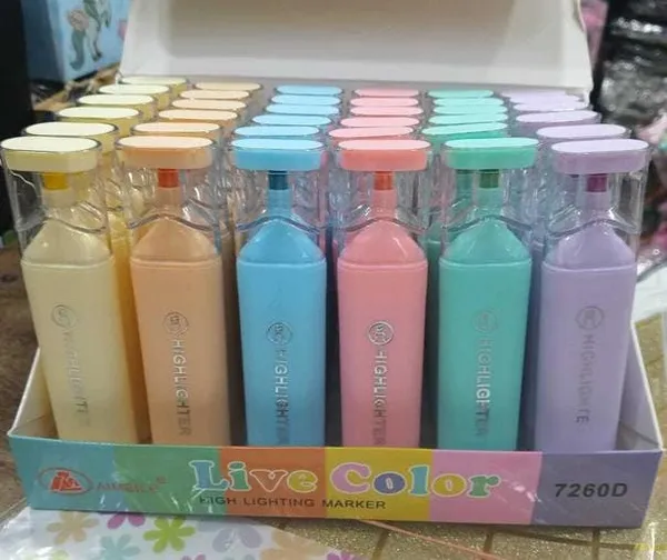 Pack_of_6_Plastic_Pastel_Multicolour_Mini_Highlighter_Pens_Set
