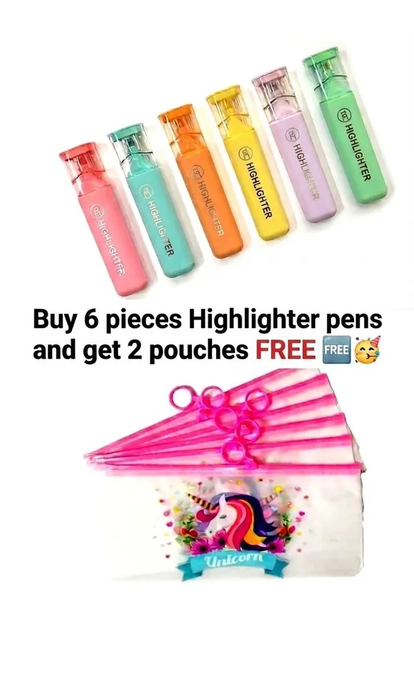 Transparent_Pvc_Unicorn_Print_Zipper_Stationery_Pouch_-_Pack_of_3
