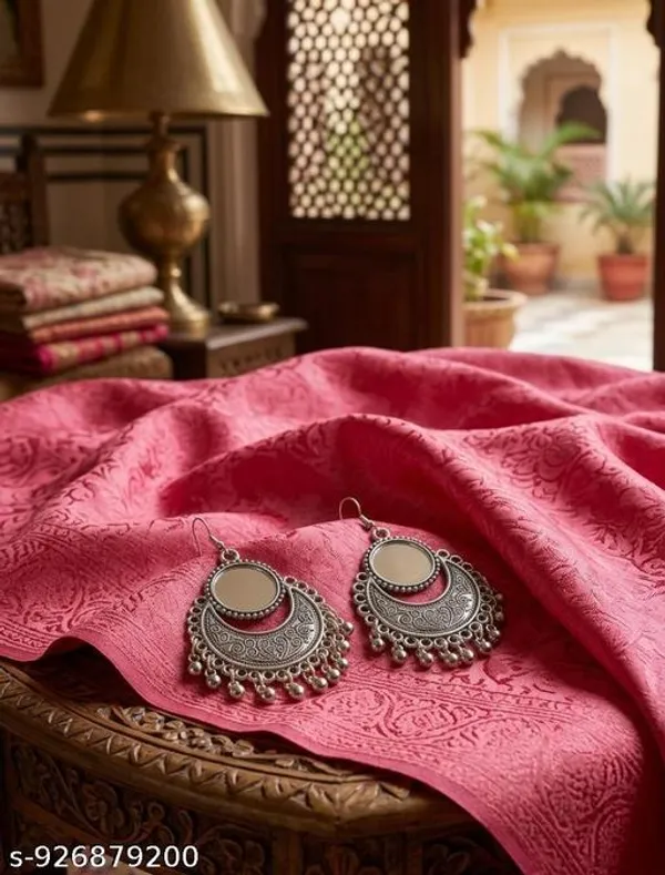 Silver_Oxidised_Metal_Ethnic_Jhumka_Chandbali_Earrings_Set_For_Women_-_Pack_of_3