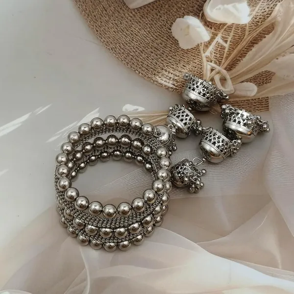 Silver_Oxidised_Alloy_Afghan_Multi-Layer_Dangler_Bangles_For_Women_-_Pack_of_1