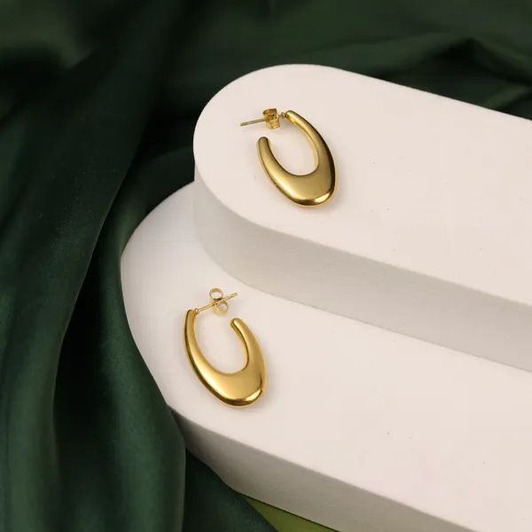 Gold_Tone_C-Shaped_Stud_Earrings_for_Women