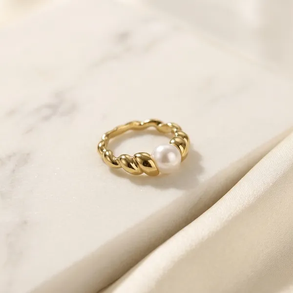 Gold_Platedtwist_Pearl_Ring