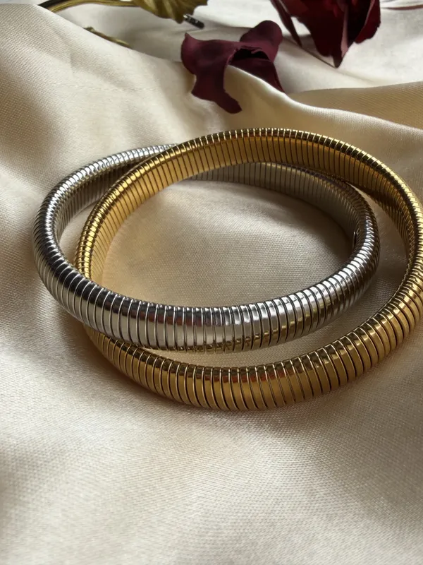 Gold_And_Silver_Toned_Flexible_Bracelet