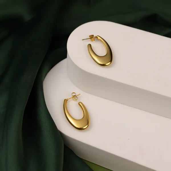 Gold_Tone_C-Shaped_Stud_Earrings_for_Women