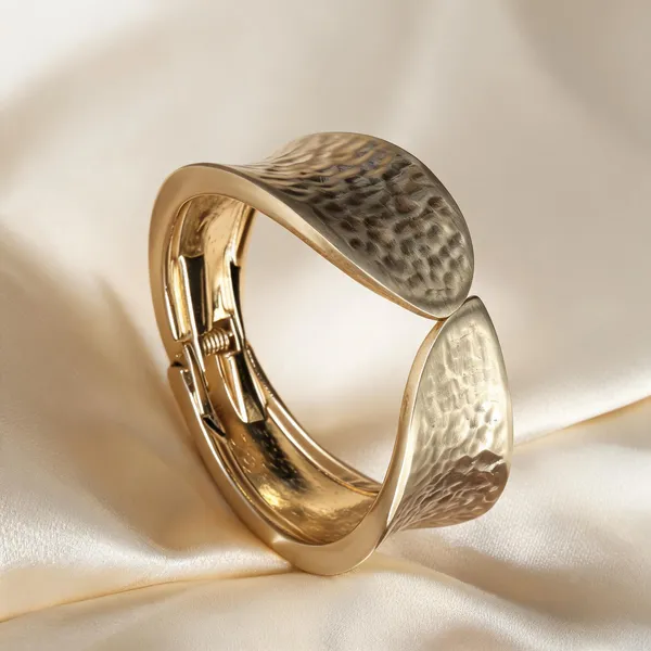 Sculptural_Hinged_Bracelet_,_Brushed_Gold