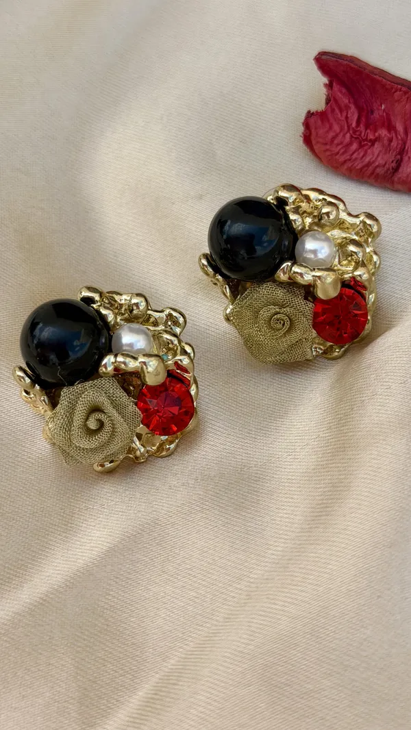 Red_Stone_Gold-Tone_Embellished_Stud_Earrings_for_Women