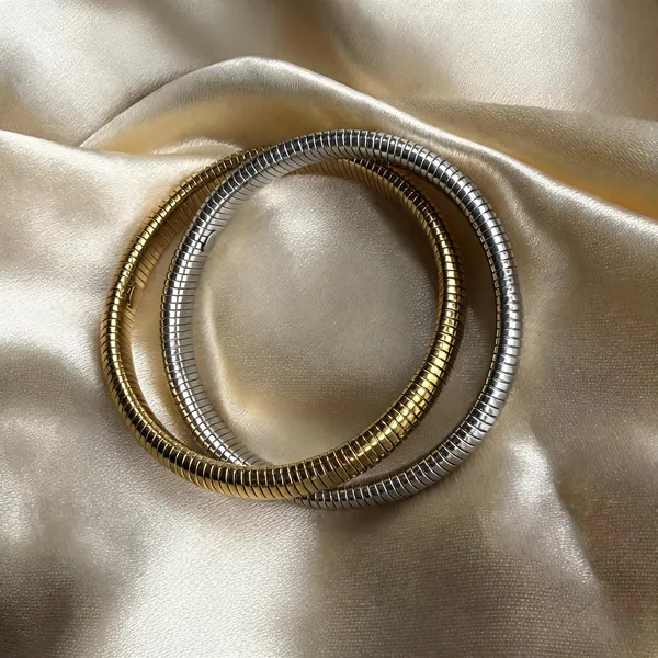 Gold_And_Silver_Toned_Flexible_Bracelet