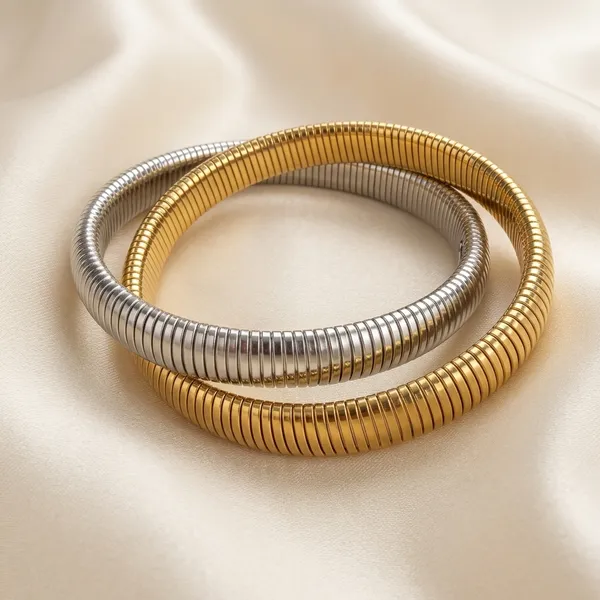 Gold_And_Silver_Toned_Flexible_Bracelet