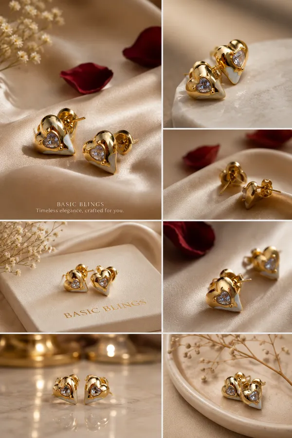 Gold-Tone_Heart_Stud_Earrings_for_Women