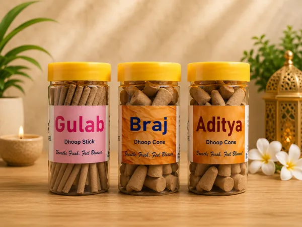 Pack_Of_3_Boxes_Gulab_and_Braj_and_Aditya_Dhoop_Cone_Home_Fragrance