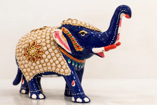 Metal_Mina_Pearl_Studded_Elephant_4''