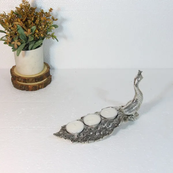 Metal_Peacock_Candle_Single