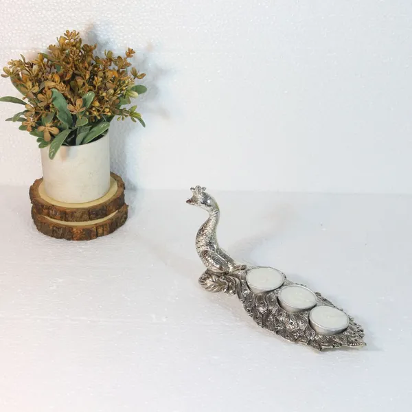 Metal_Peacock_Candle_Single