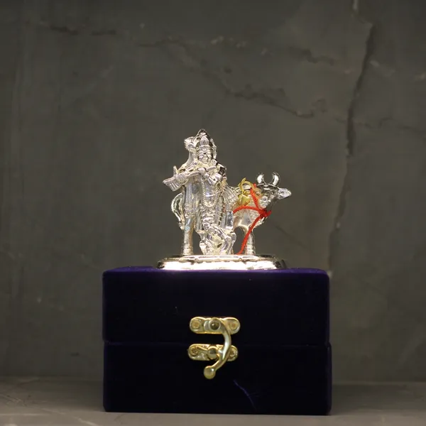 New_Cow_Krishna_With_box_3_Inch