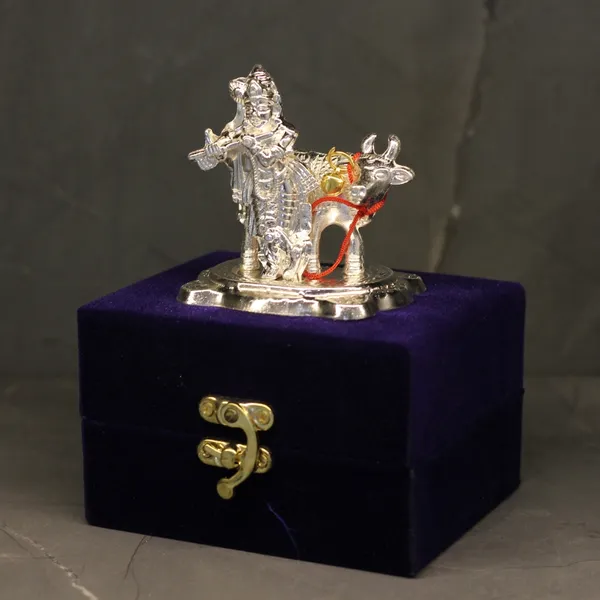 New_Cow_Krishna_With_box_3_Inch