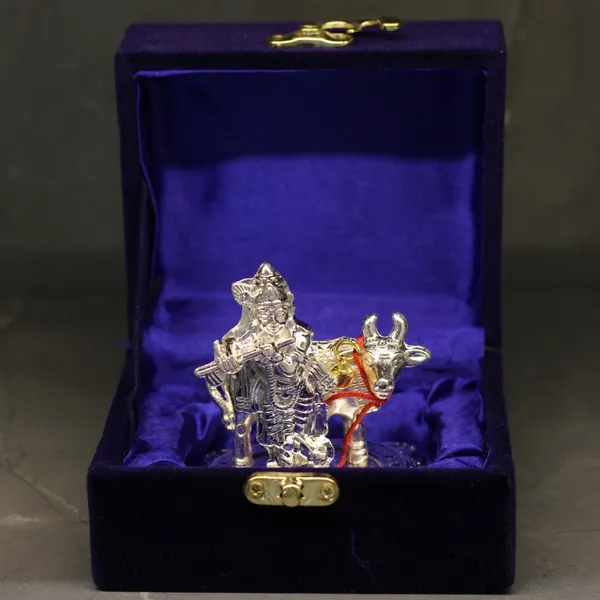 New_Cow_Krishna_With_box_3_Inch