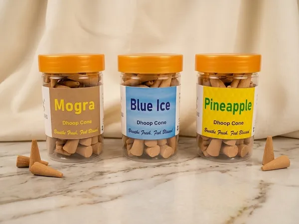 Pack_Of_3_Boxes_Mogra_and_Blue_Ice_and_Pineapple_Dhoop_Cone_Home_Fragrance