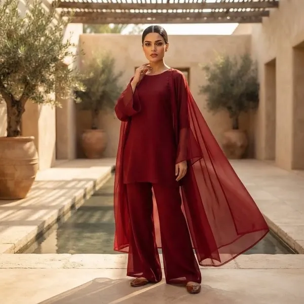 Maroon_Embroidered_Kurta_Set_with_Dupatta