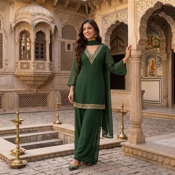 Royal_Dark_Green_Festive_Suit_Set