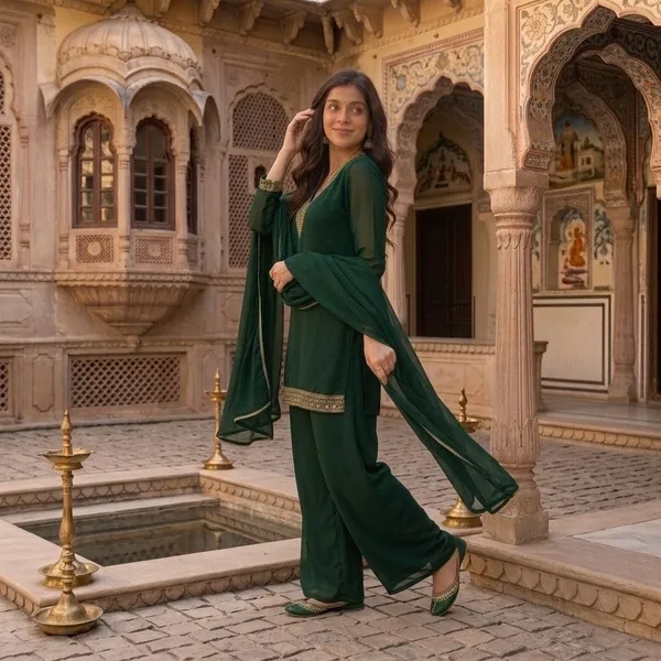 Royal_Dark_Green_Festive_Suit_Set