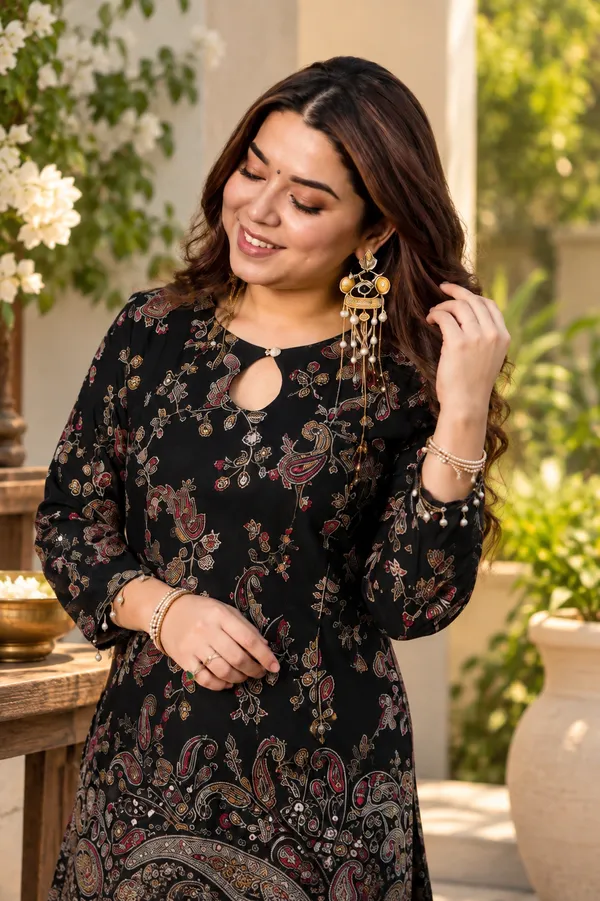 Glamorous_Black_Sequined_Embroidered_Kurta_Set_with_Golden_Accents