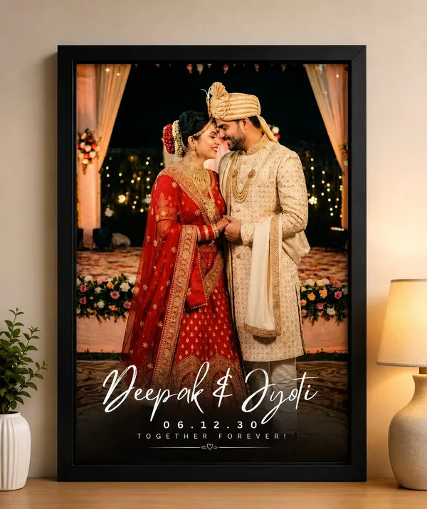 Customized_Black_Wedding_Personalized_Names_Date_Photo_Frame
